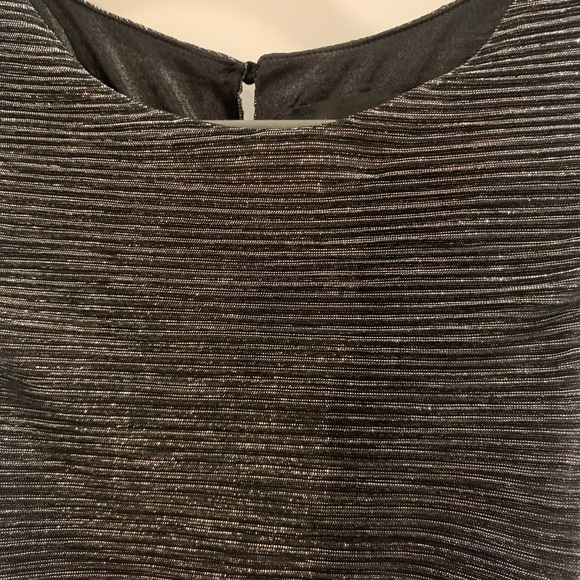 Long black and silver sparkly dress by Line and Dot - Picture 3 of 7